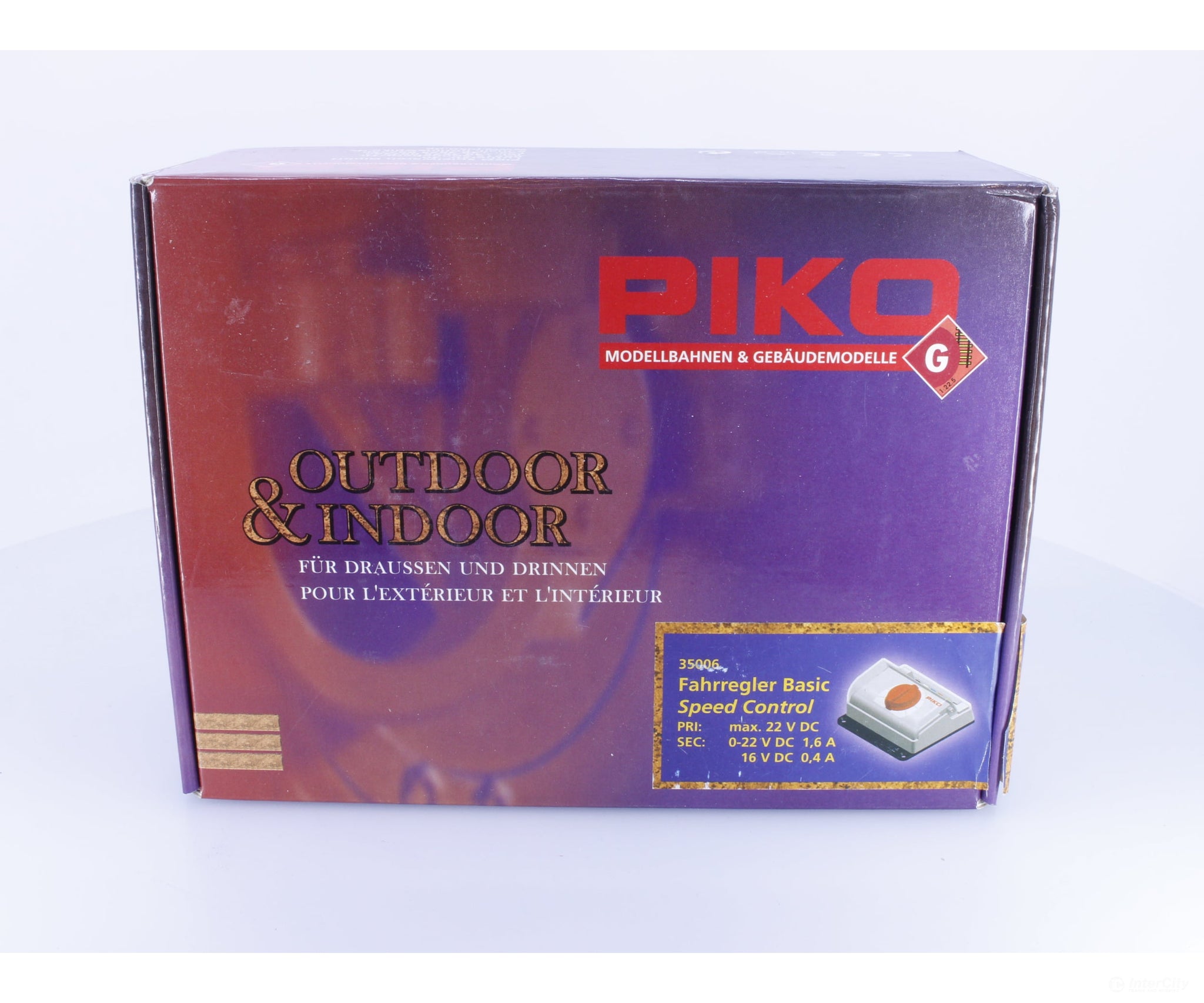 Piko 35006/35025 G Outdoor and Indoor Speed Controller with 110V Power Supply - Analog Throttles & Power