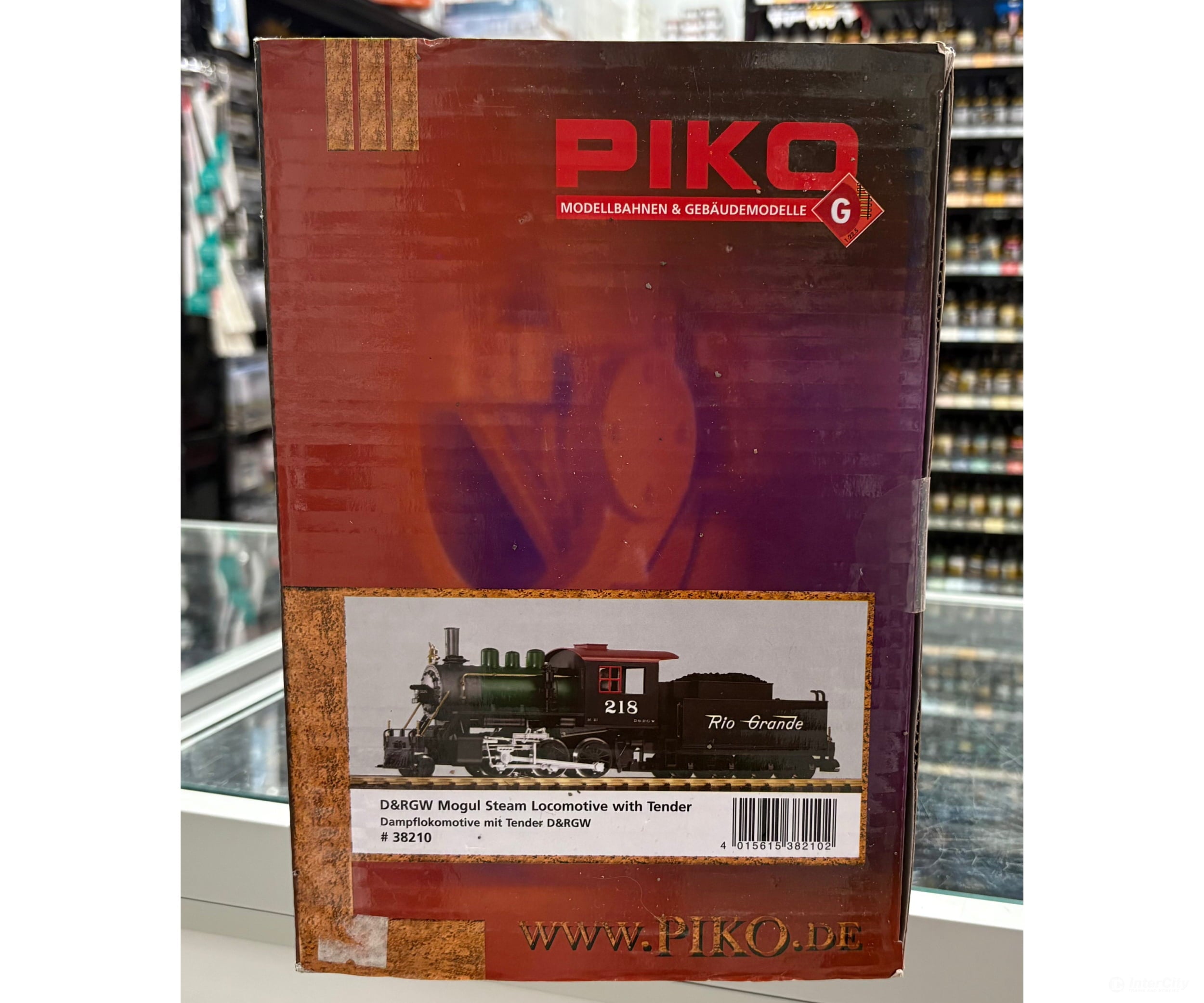 Piko 38210 G 2-6-0 Steam Locomotive Denver and Rio Grande Western (DRGW) 218 Analog DC - Locomotives