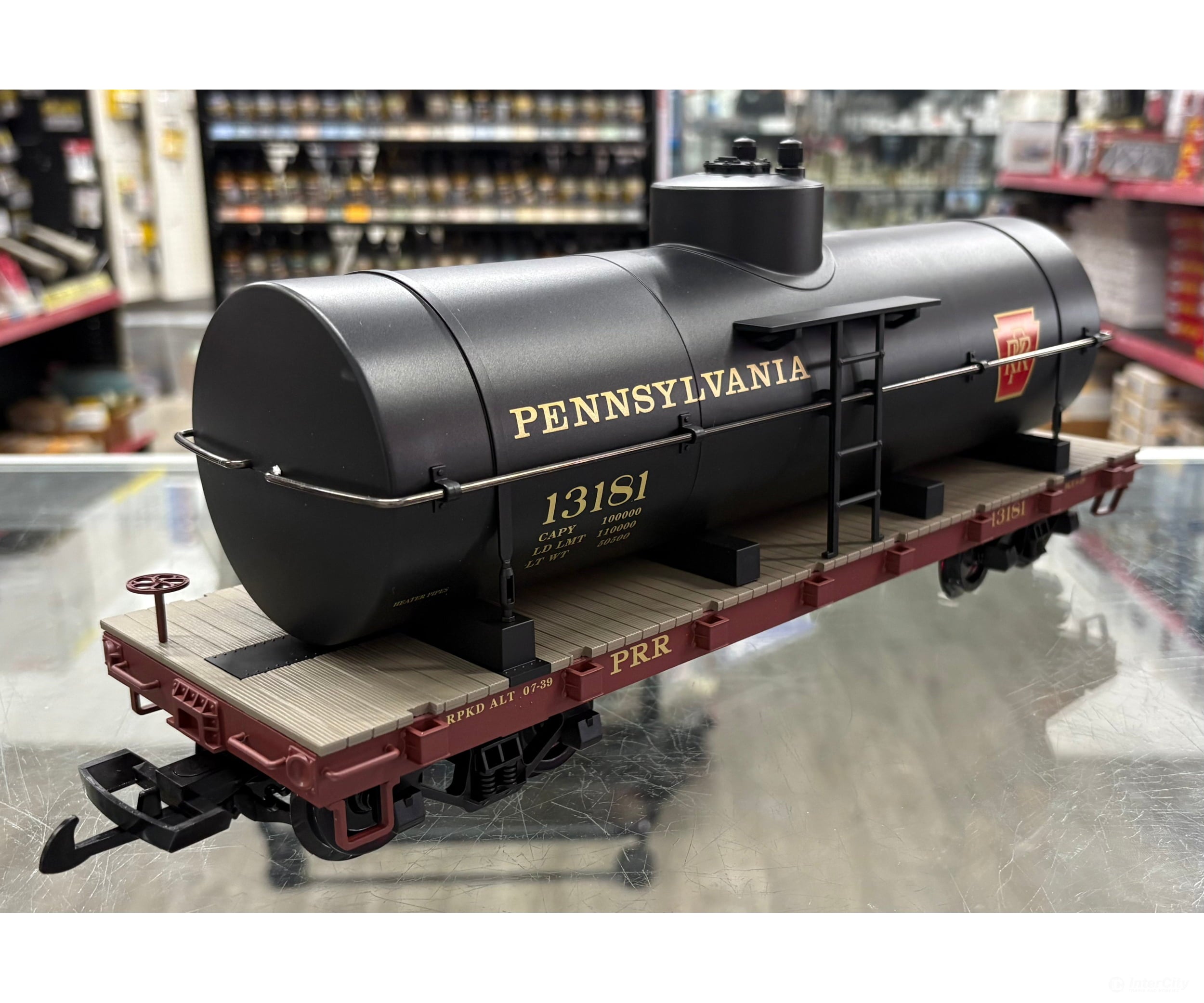Piko 38705 G Tank Car PRR Pennsylvania Railroad (PRR) 13181 - Freight Cars