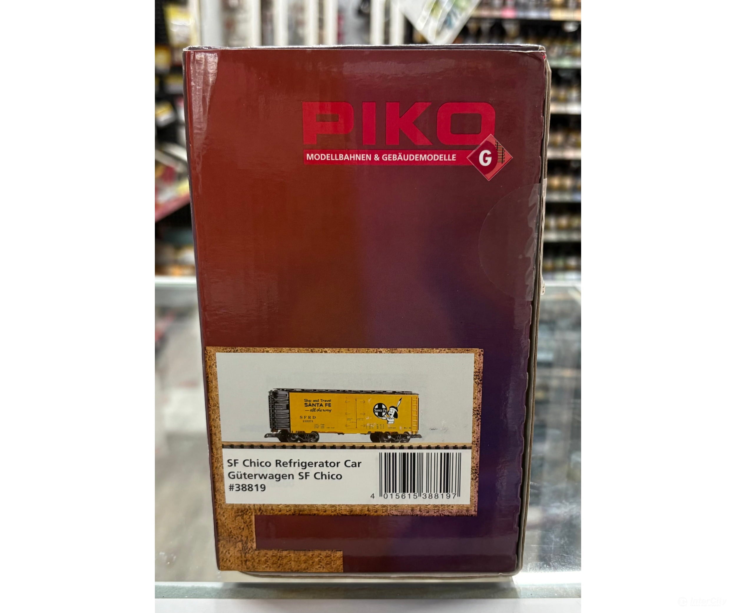 Piko 38819 G Chico Refrigerator Car Santa Fe (SF) 112371 - Freight Cars