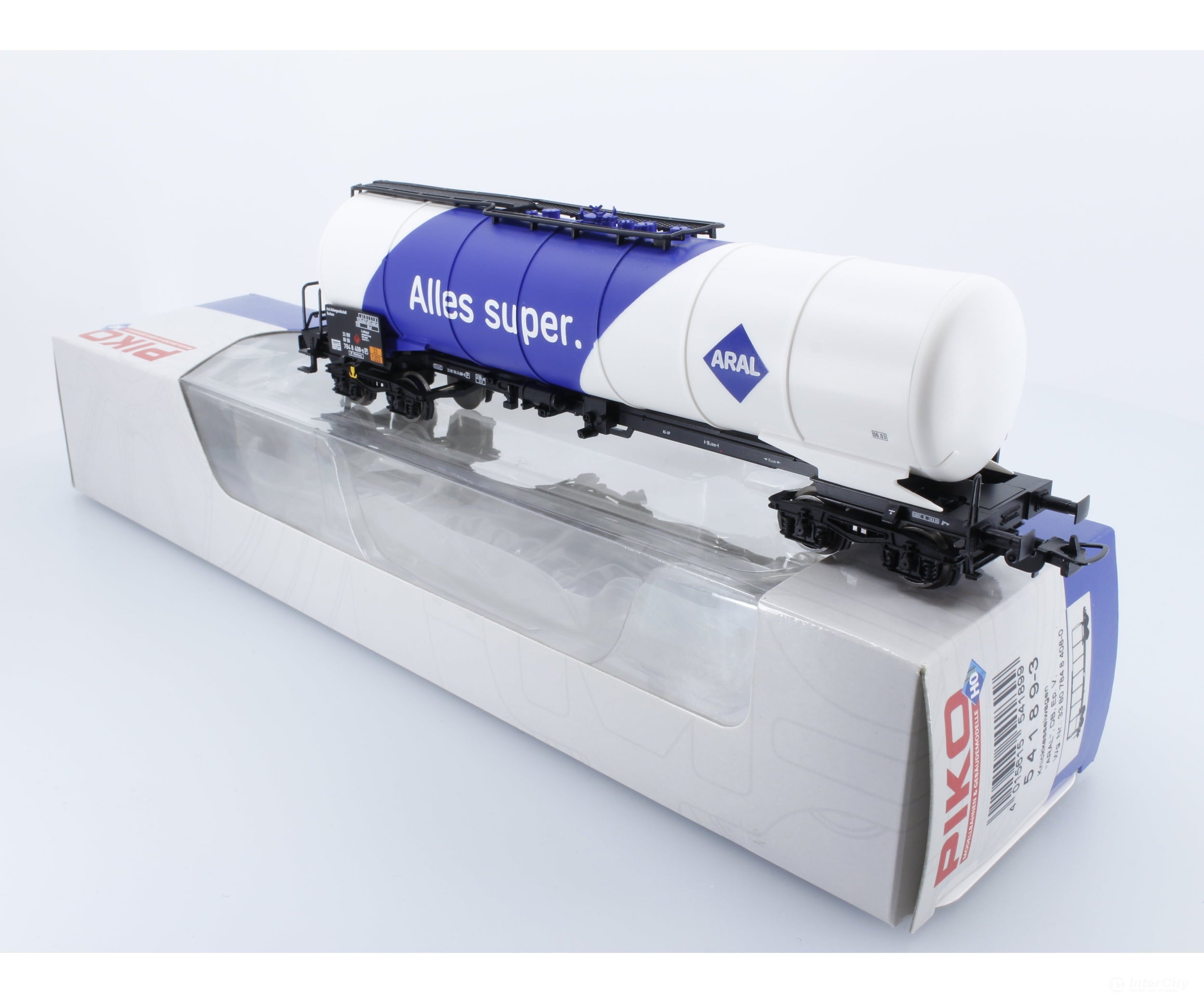 Piko 54189-3 Ho Tank Wagon ’ Aral - Alles Super’ European Freight Cars