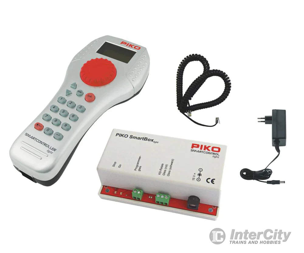 Piko 55017 Smartcontrol Light Dcc Command Station With Handheld Controller Stations & Expansion