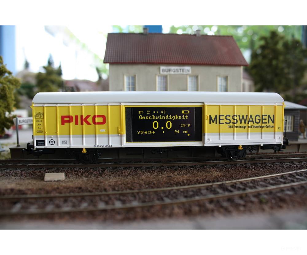 Piko 55050 Piko Ho Measurement Car Messwagen (Dc/Dcc Or Marklin Ac) Dcc Accessories