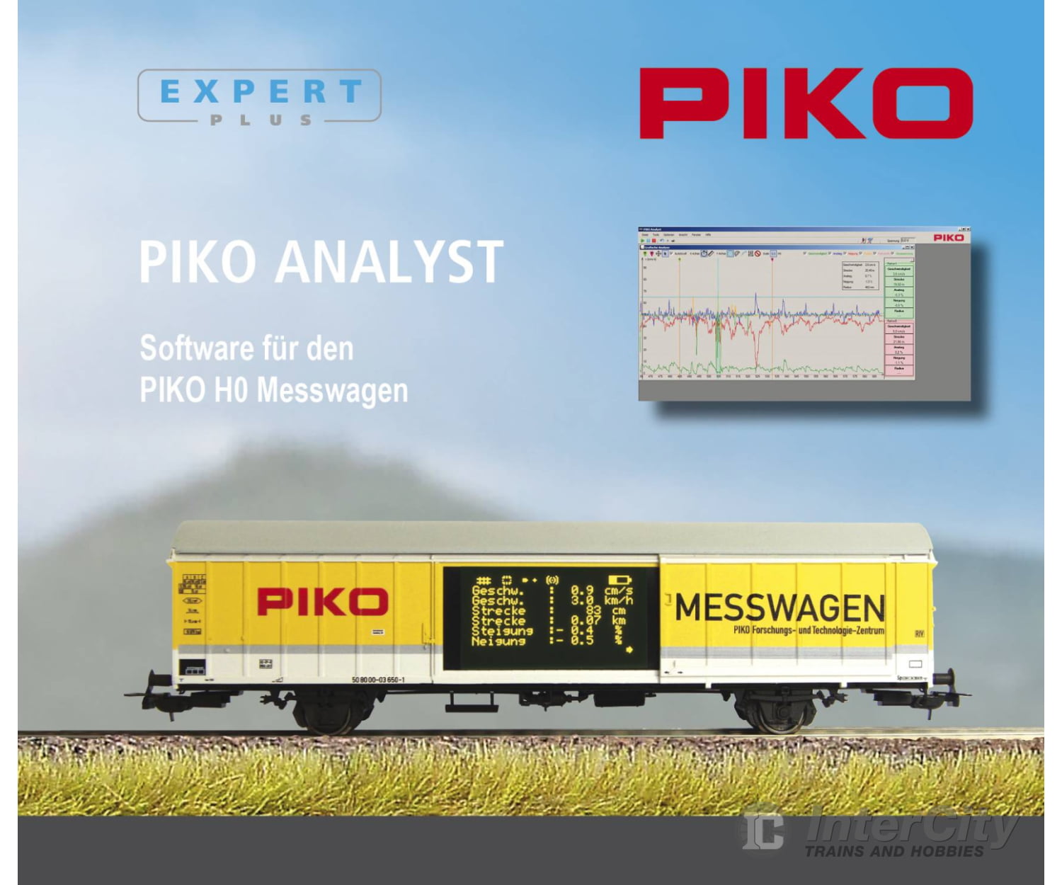 Piko 55051 Analyst Software For The Piko Ho Measurement Messwagen Data Car Dcc Accessories