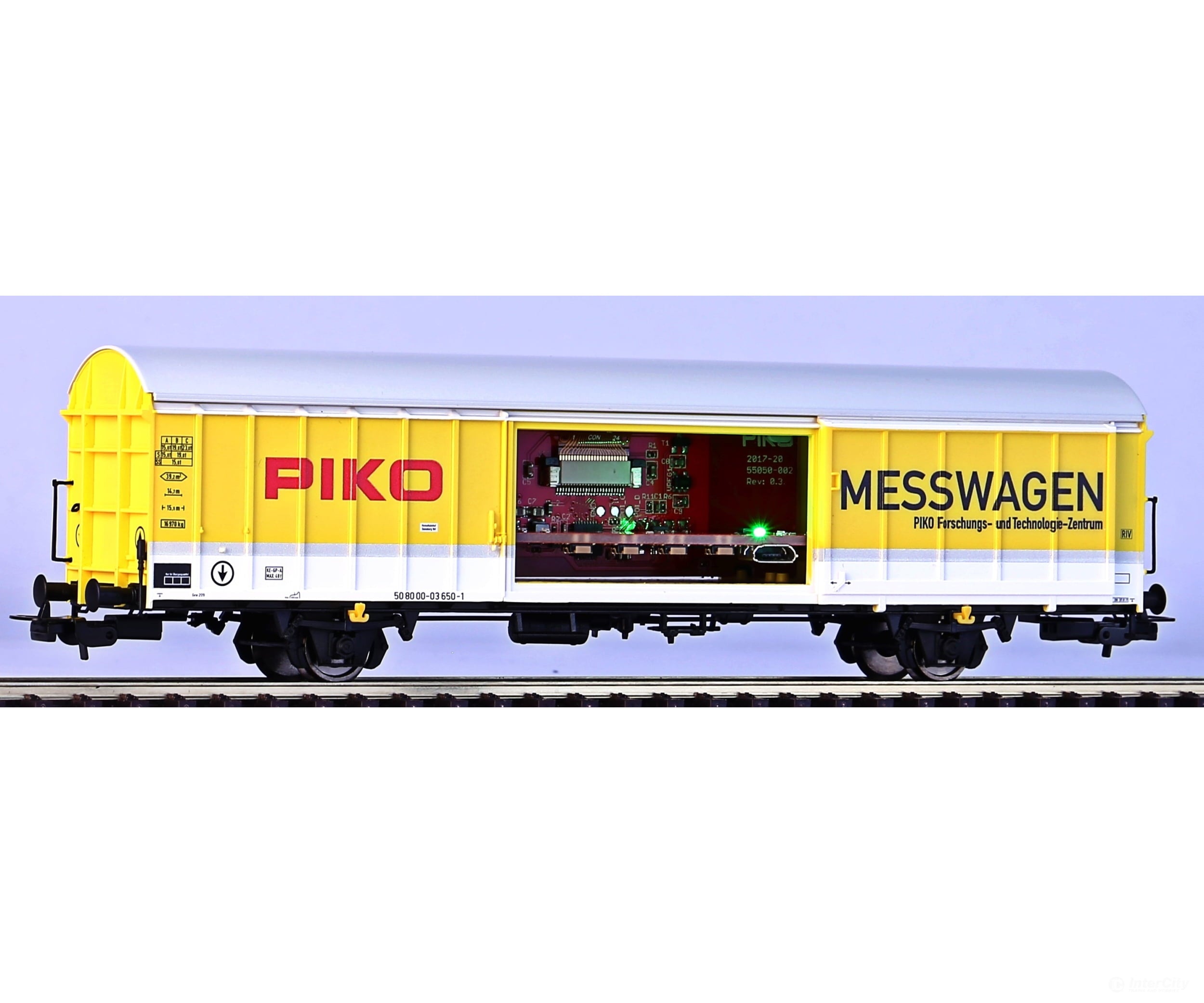 Piko 55050 Piko Ho Measurement Car Messwagen (Dc/Dcc Or Marklin Ac) Dcc Accessories