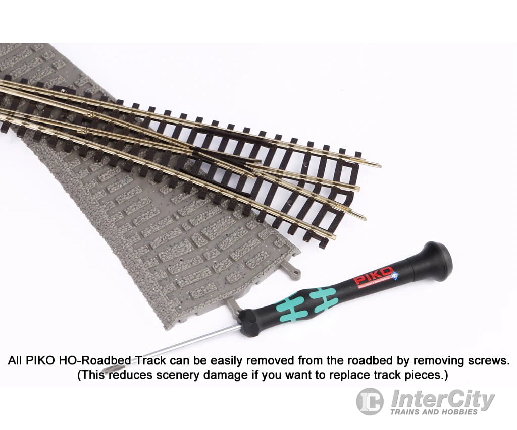 Piko 57196 Ho Db Ice 3 Starter Set With Roadbed Track Analog Dc 120V & Train Sets