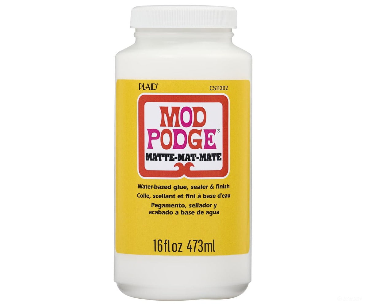 Plaid Cs11302 Mod Podge Waterbase Sealer/Glue/Finish Matte (16Oz) Glues & Adhesives
