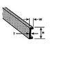 Plastruct 90041 1/16 Abs Channel 10 Length 8 Per Pack Scratch Building Supplies