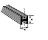 Plastruct 90066 5/16 Abs H Column 15 Length 5 Per Pack Scratch Building Supplies