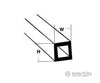 Plastruct 90202 3/16 Abs Square Tubing - 6 Per Pack Scratch Building Supplies