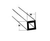 Plastruct 90203 1/4 Abs Square Tubing - 5 Per Pack Scratch Building Supplies