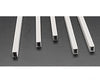 Plastruct 90223 3/8 Abs Rectangular Tubing 5 Per Pack Scratch Building Supplies