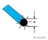 Plastruct 90253 1/8 Fluorescent Blue Rod 10 Length - 7 Per Pack Scratch Building Supplies