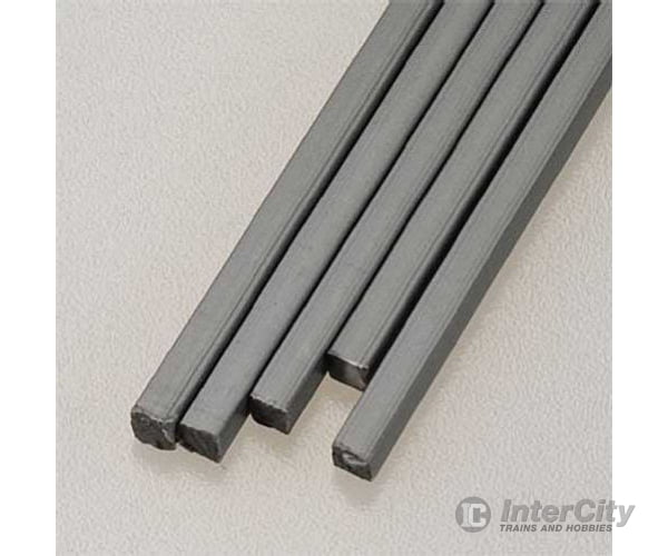 Plastruct 90351 1/8 Abs Rod 15 Length - 5 Per Pack Scratch Building Supplies