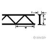 Plastruct 90402 3/16 Abs Warren Open Web Truss 6 Length - 2 Per Pack Scratch Building Supplies