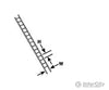 Plastruct 90422 Ho Abs Ladder 5 Length - 2 Per Pack Scratch Building Supplies