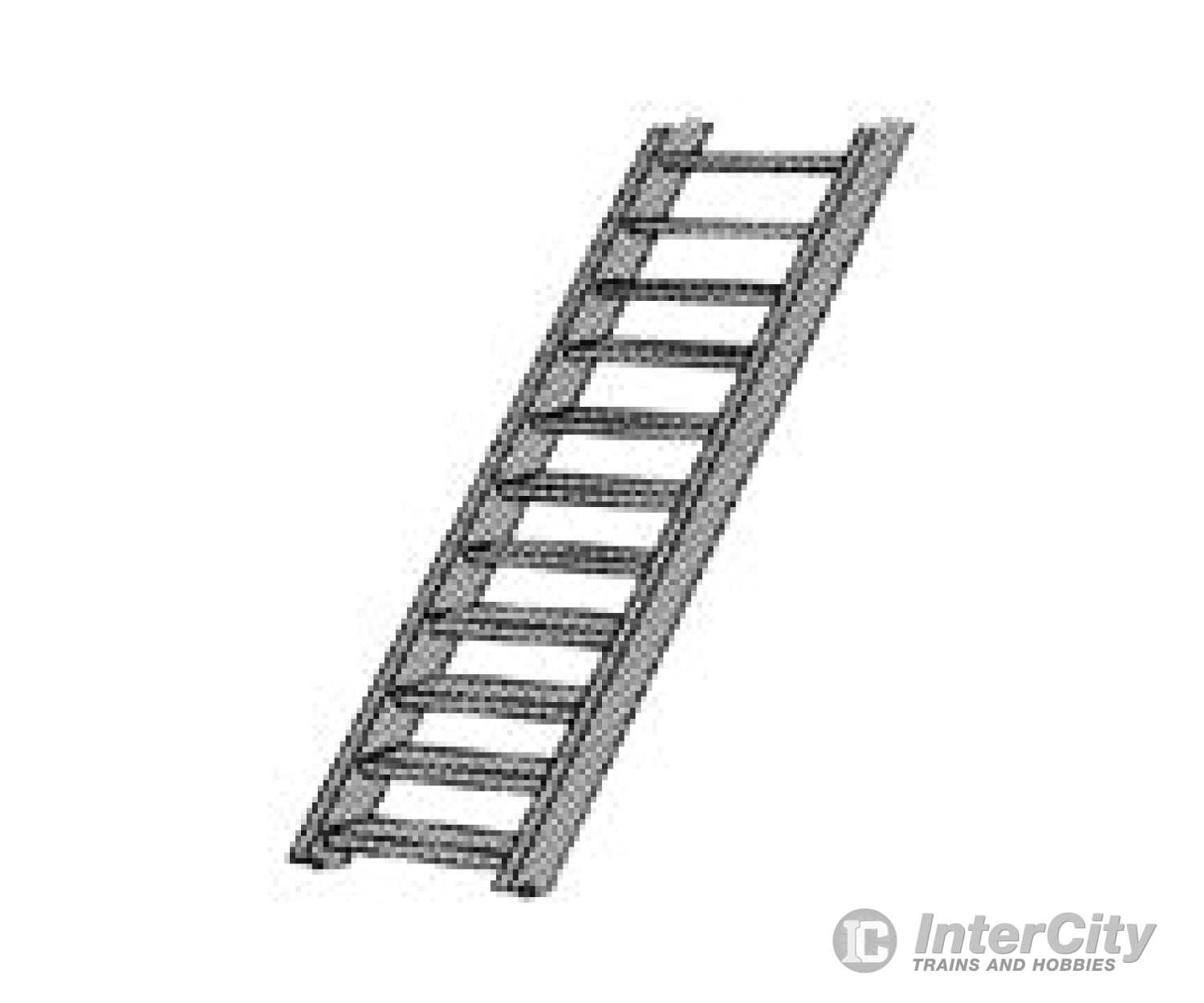 Plastruct 90441 N Abs 2-6 Stair - 3 Length 2 Per Pack Scratch Building Supplies