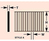 Plastruct 90497 1-7/32 Vertical Railing - 2 Per Pack Scratch Building Supplies