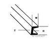 Plastruct 90583 1/8 Styrene Deep Channel - 15 Length 8 Per Pack Scratch Building Supplies