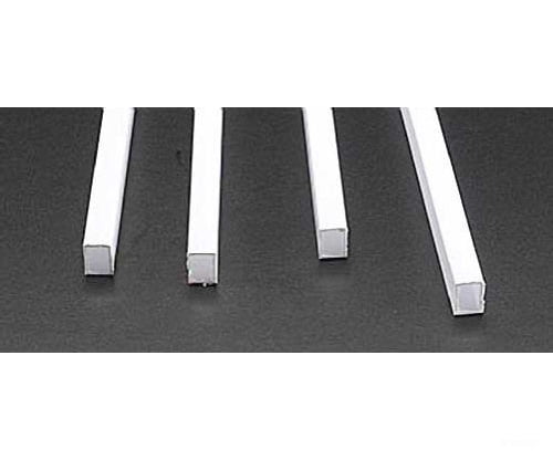 Plastruct 90633 3/8 Styrene Rectangular Tubing 15 Length - 5 Per Pack Scratch Building Supplies