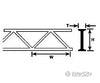 Plastruct 90652 3/16 Styrene Warren Open Web Truss 6 Length - 2 Per Pack Scratch Building Supplies