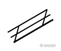 Plastruct 90692 Ho (1:100) Styrene Stair Rail 2 Per Pack Scratch Building Supplies