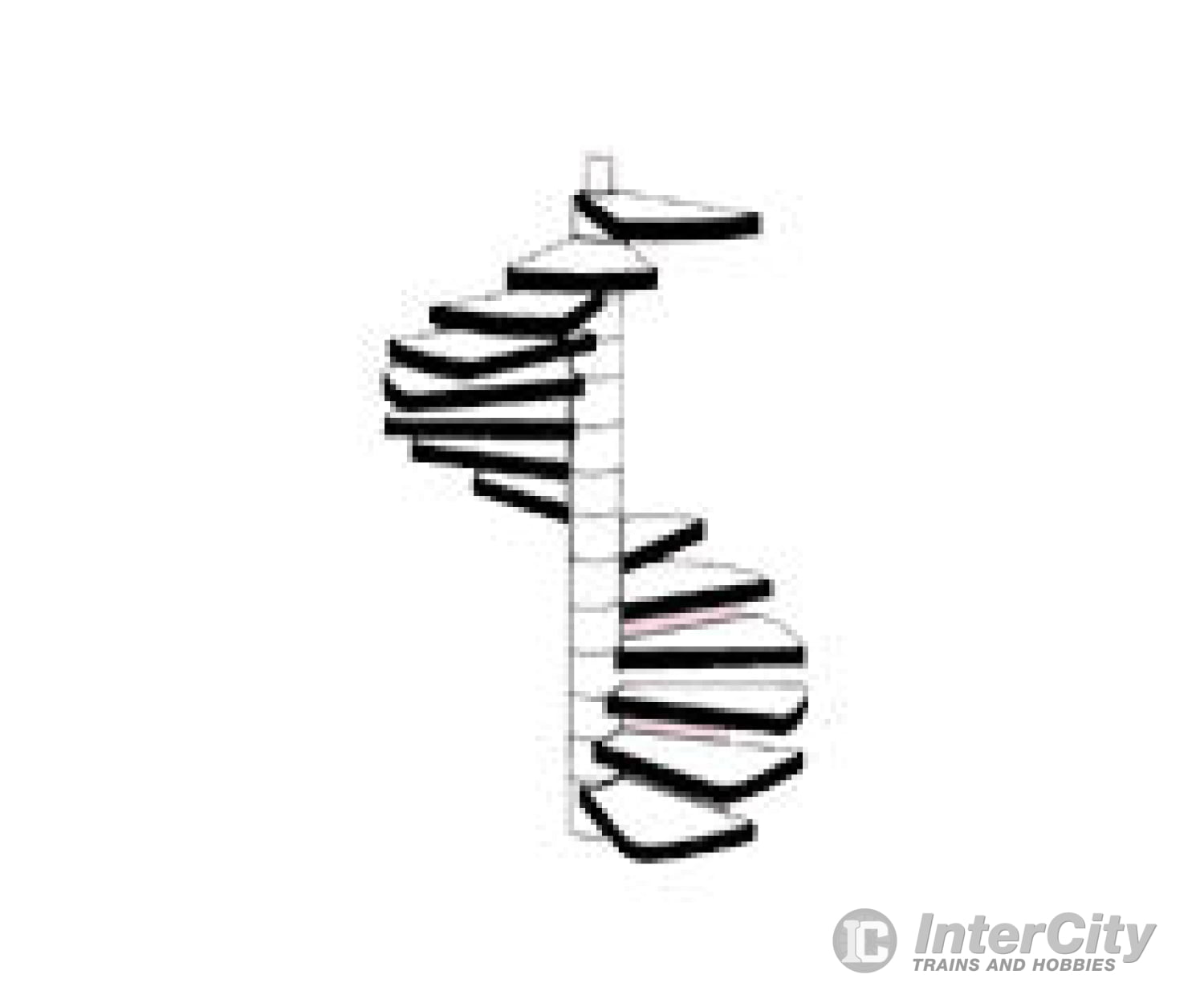 Plastruct 90946 G Custom Spiral Staircase Scratch Building Supplies