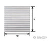 Plastruct 91511 Ho Ribbed Roof Sheet Scratch Building Supplies