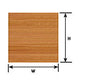 Plastruct 91529 1/64 Wood Planking Sheet Scratch Building Supplies