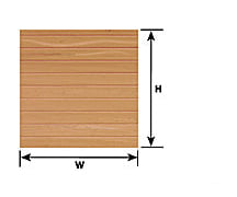 Plastruct 91532 5/32 Wood Planking Sheet Scratch Building Supplies