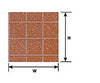 Plastruct 91545 1/2 Square Tile Sheet Scratch Building Supplies