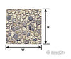 Plastruct 91581 Ho Random Stone Sheet Scratch Building Supplies