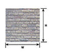 Plastruct 91587 O Dressed Stone/ Block Sheet Scratch Building Supplies