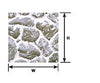 Plastruct 91591 1:12 Round Field Stone Sheet Scratch Building Supplies
