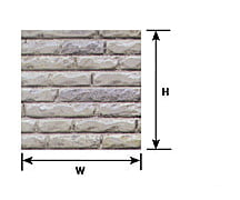 Plastruct 91592 G Dressed Stone/ Block Sheet Scratch Building Supplies