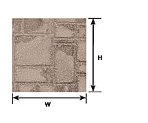 Plastruct 91593 G Patio Stone Sheet Scratch Building Supplies