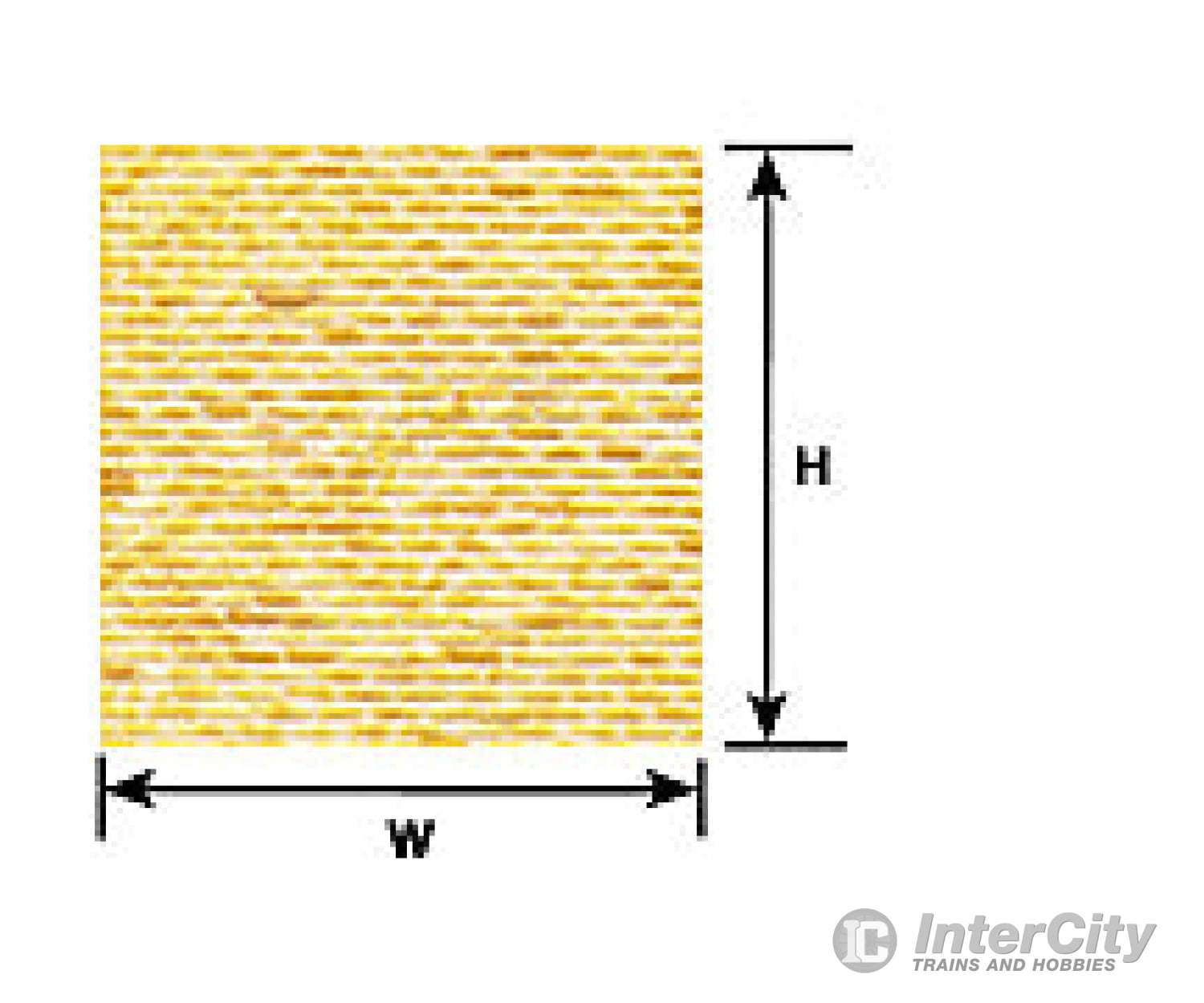 Plastruct 91605 Ho Rough Brick Sheet Scratch Building Supplies