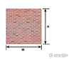 Plastruct 91606 O Rough Brick Sheet Scratch Building Supplies