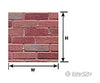 Plastruct 91607 Rough Brick Sheet 1:12 Scale 24 X 7 Scratch Building Supplies