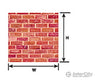 Plastruct 91612 G Rough Brick Sheet Scratch Building Supplies