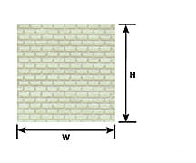 Plastruct 91620 Ho Cement Block Sheet Scratch Building Supplies