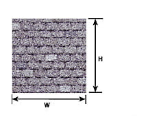 Plastruct 91631 O Asphalt Shingle Sheet Scratch Building Supplies
