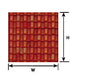 Plastruct 91637 O Spanish Tile Sheet Scratch Building Supplies