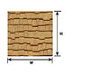 Plastruct 91655 O Wood Shake Shingle Sheet Scratch Building Supplies