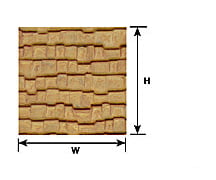 Plastruct 91655 O Wood Shake Shingle Sheet Scratch Building Supplies