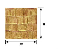 Plastruct 91659 G Wood Shake Shingle Sheet Scratch Building Supplies