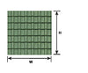 Plastruct 91666 O Ridged Clay Tile Sheet Scratch Building Supplies