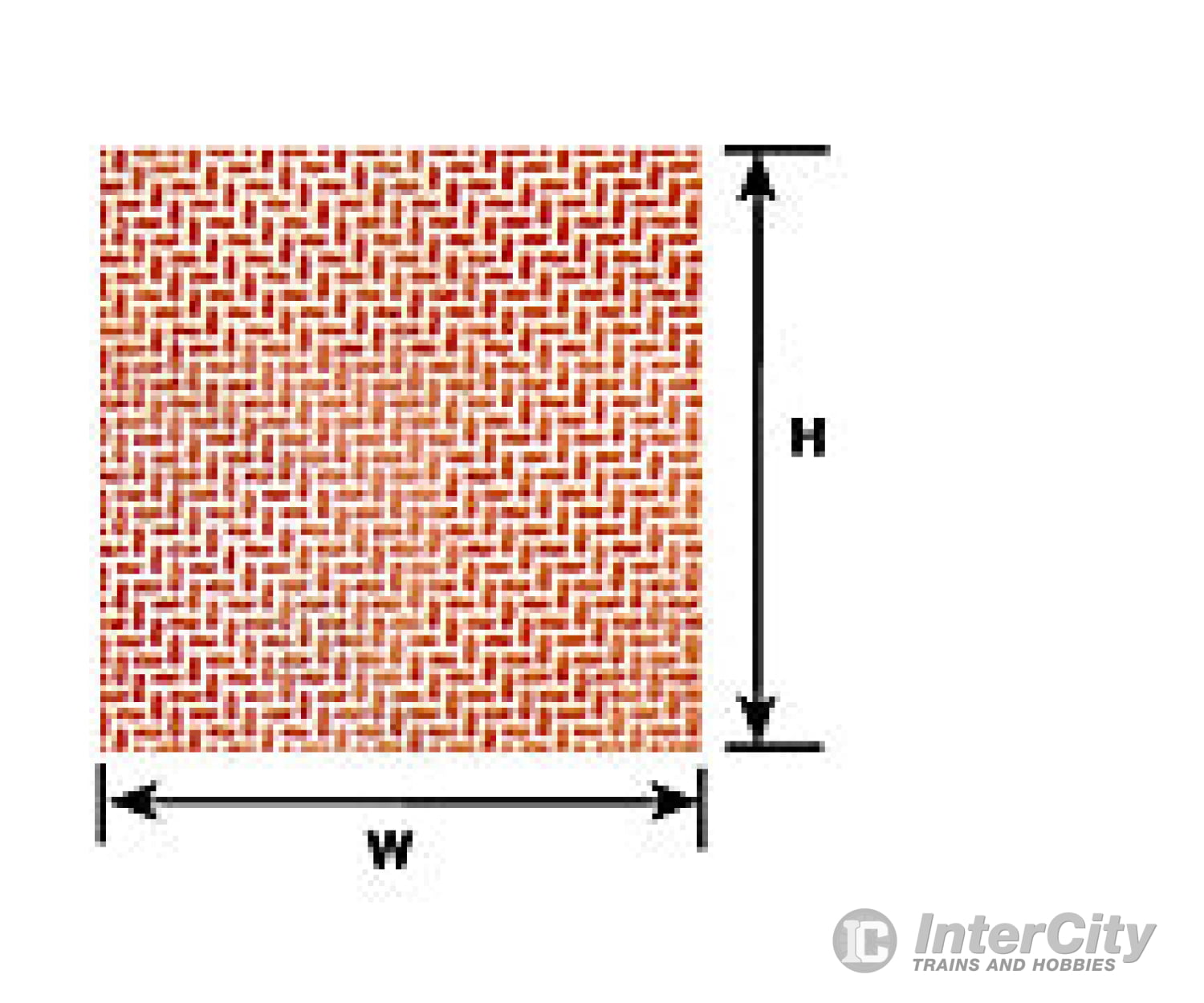 Plastruct 91670 Ho Interlocking Paving Sheet Scratch Building Supplies