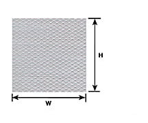 Plastruct 91681 Ho Tread Plate Sheet Scratch Building Supplies