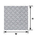 Plastruct 91683 1:16 Double Diamond Plate Sheet Scratch Building Supplies